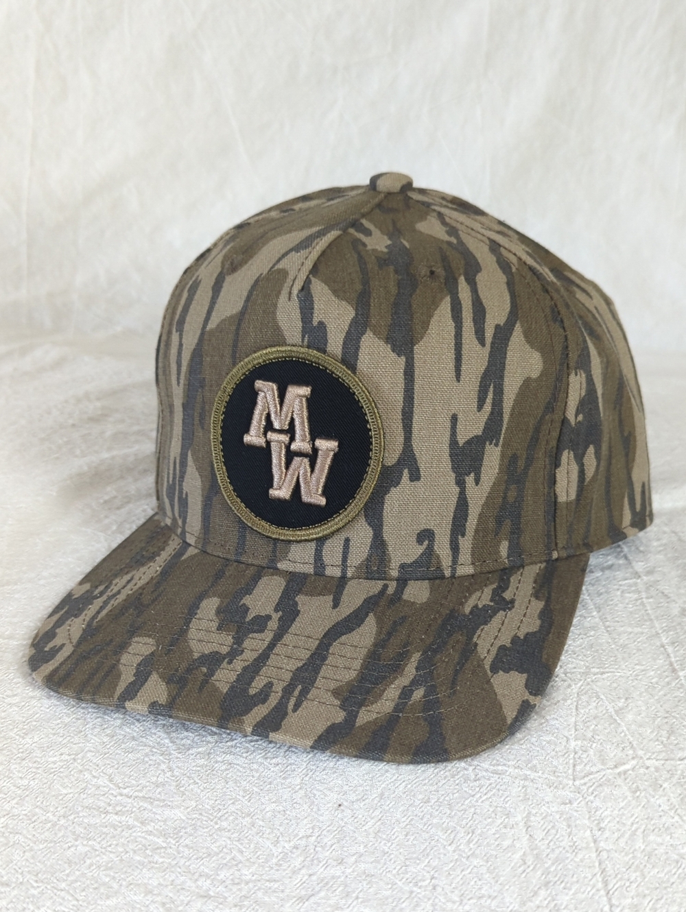 Official Morgan Wallen One Thing At A Time Tour Camo MW Hat Mossy Oak Snapback